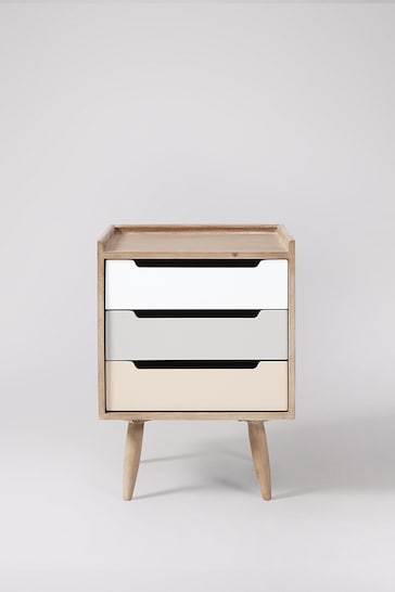 Swoon Grey Southwark Bedside Table