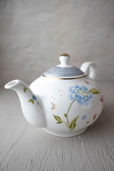Laura Ashley White Teapot 1.6L Heritage Collectables
