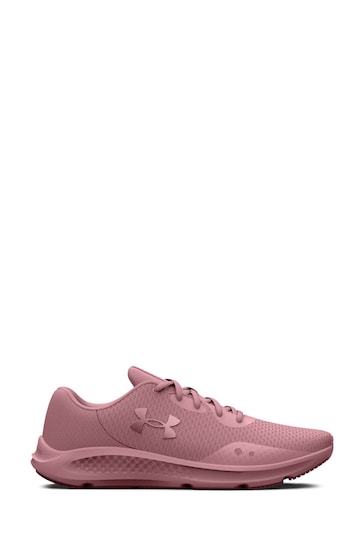 Under Armour Pink Charged Pursuit 3 Trainers