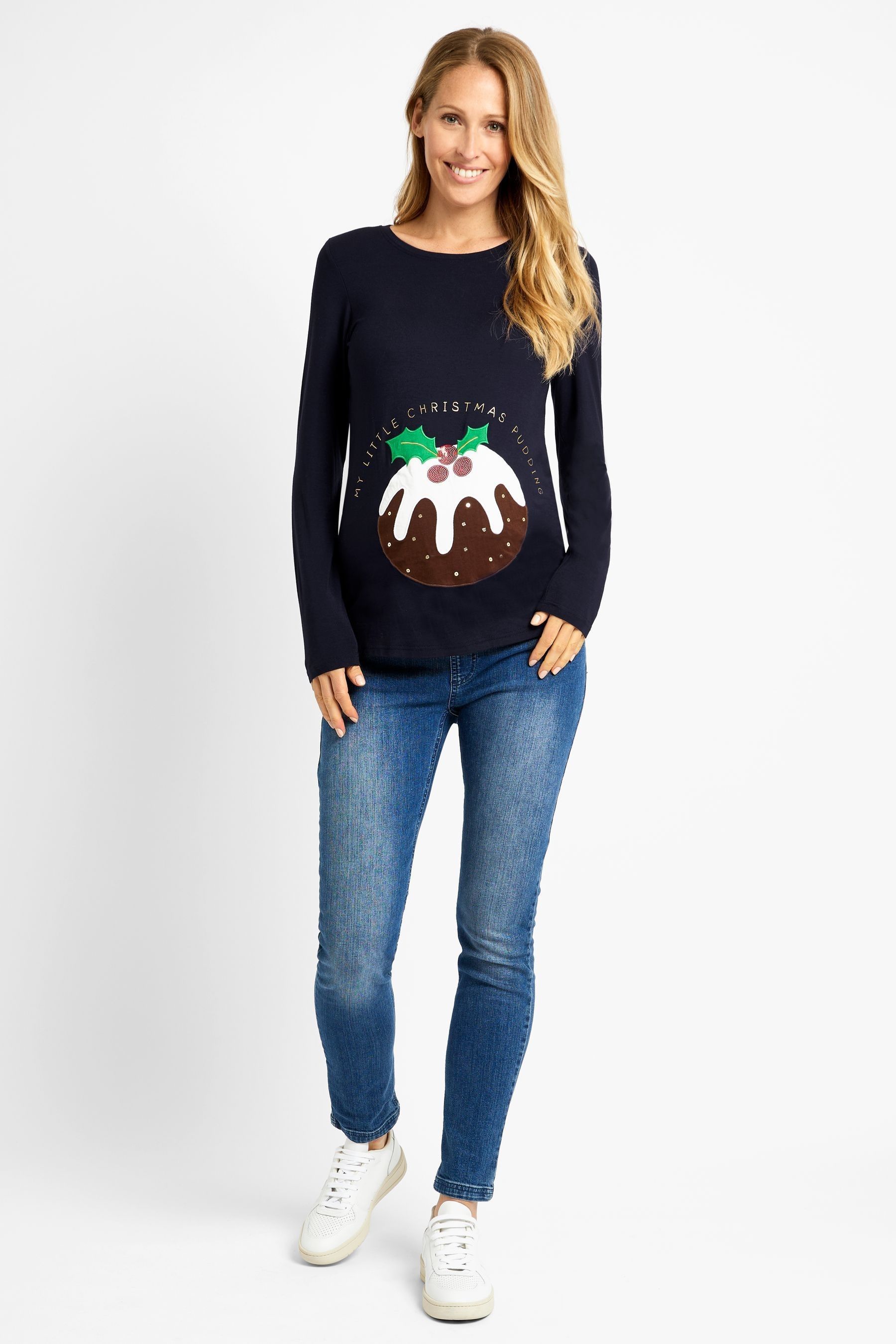 Maternity xmas clearance jumper