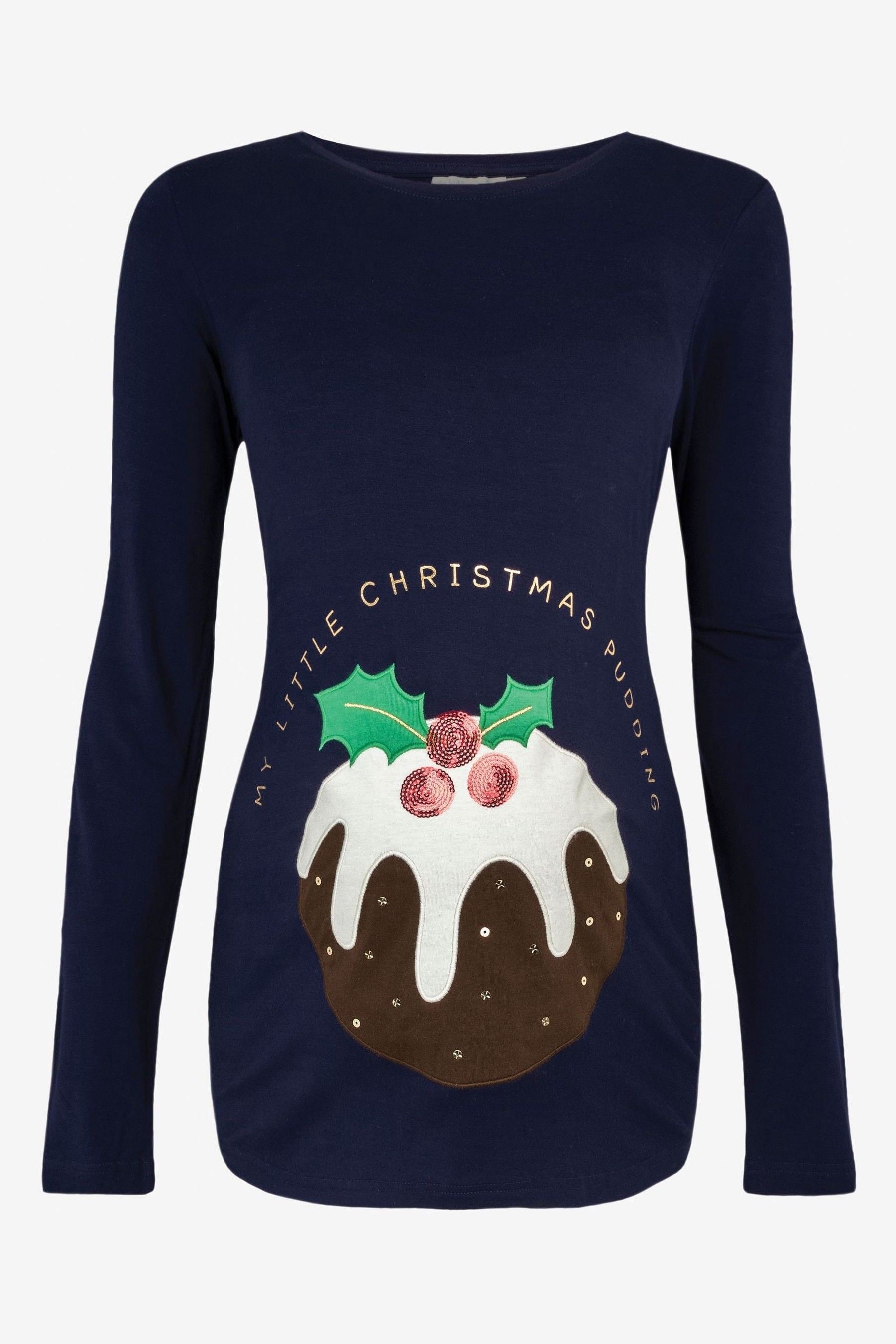 Christmas pudding online jumper maternity