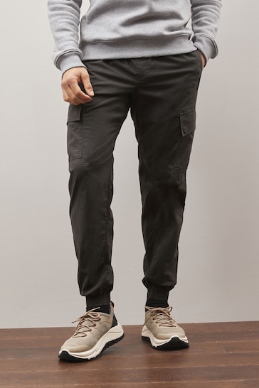 These pants feature an elastic waistband with a drawstring tie for an easy pull on style