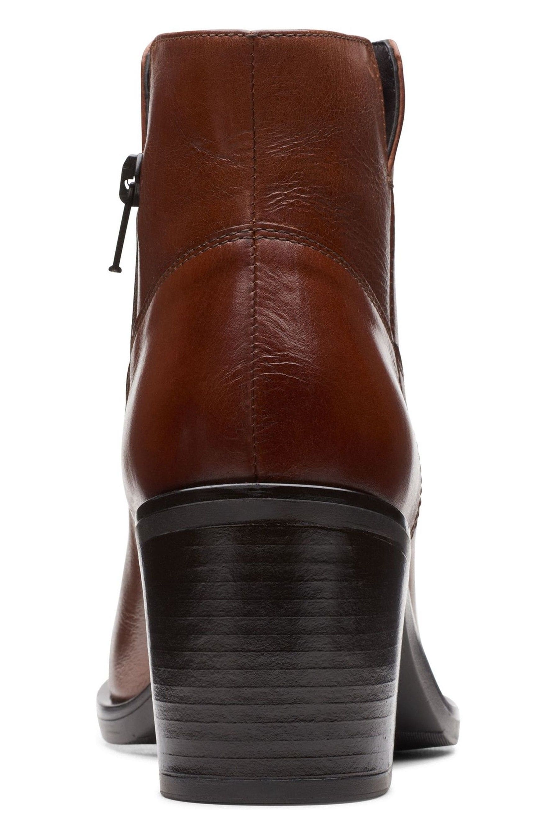 Clarks brown deals ankle boots