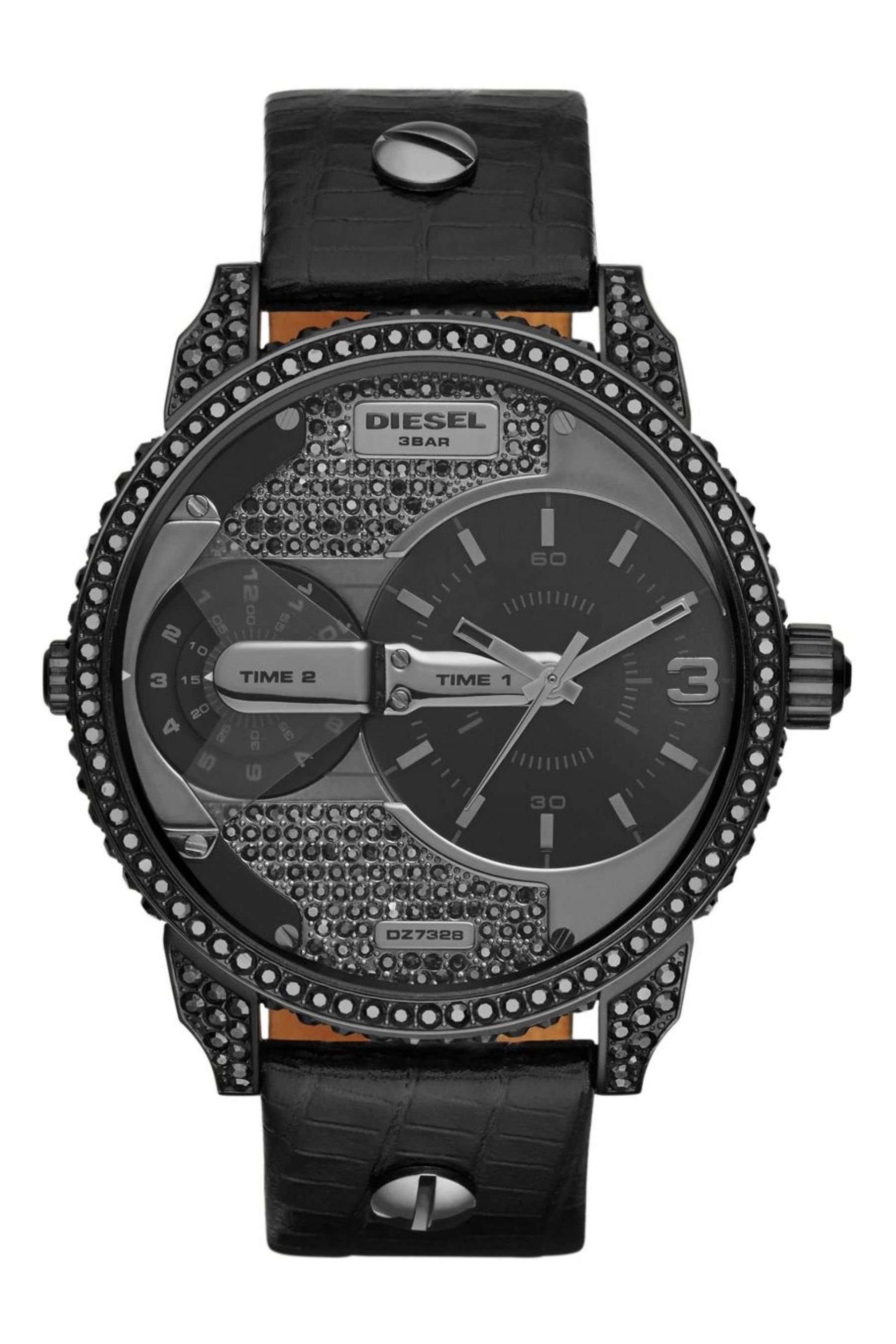 Buy Diesel Gents Grey Mini Daddy SBA Watch from the Next UK online