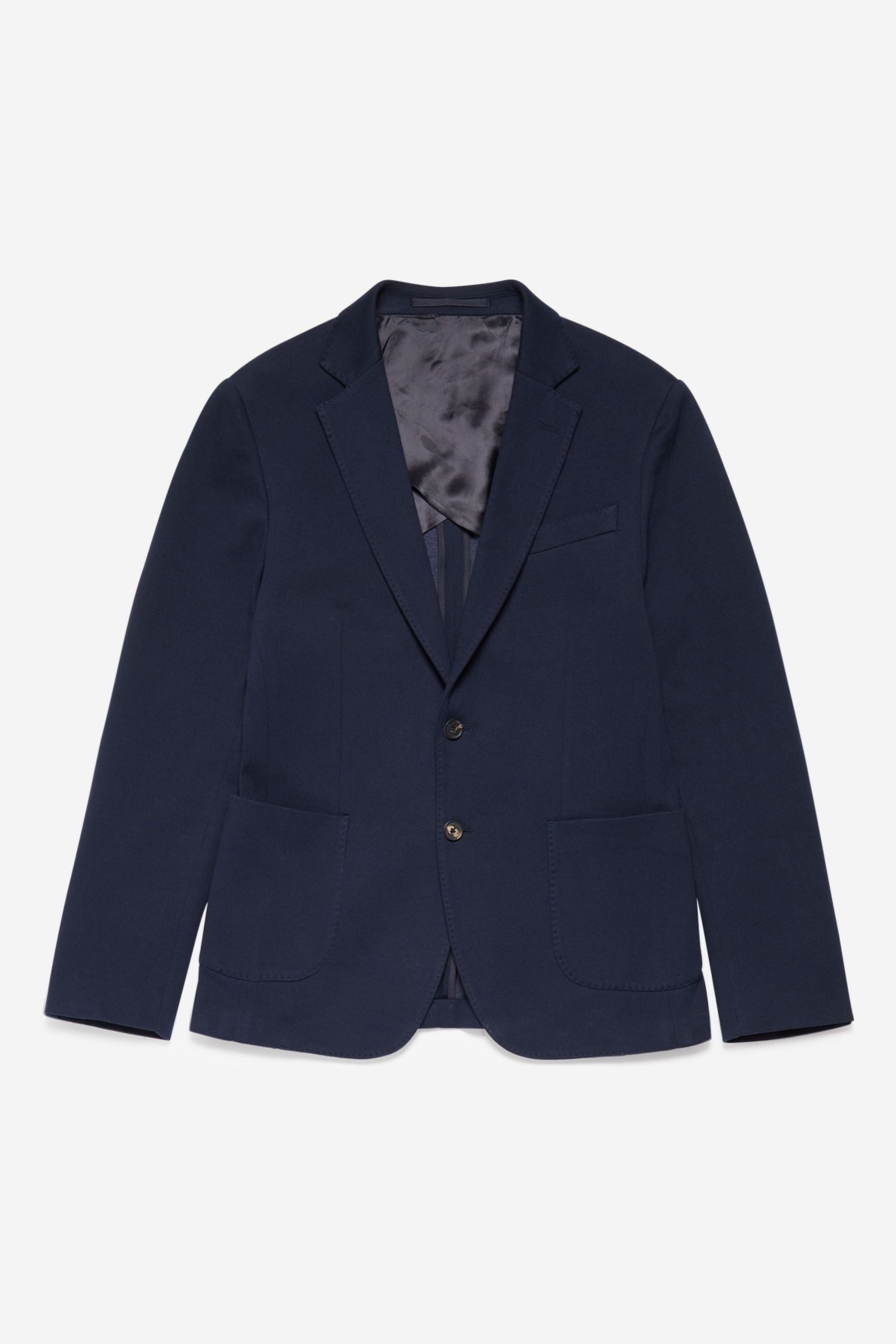 Buy Oliver Sweeney Navy Blue Ballygibba Unlined Cotton Blazer from