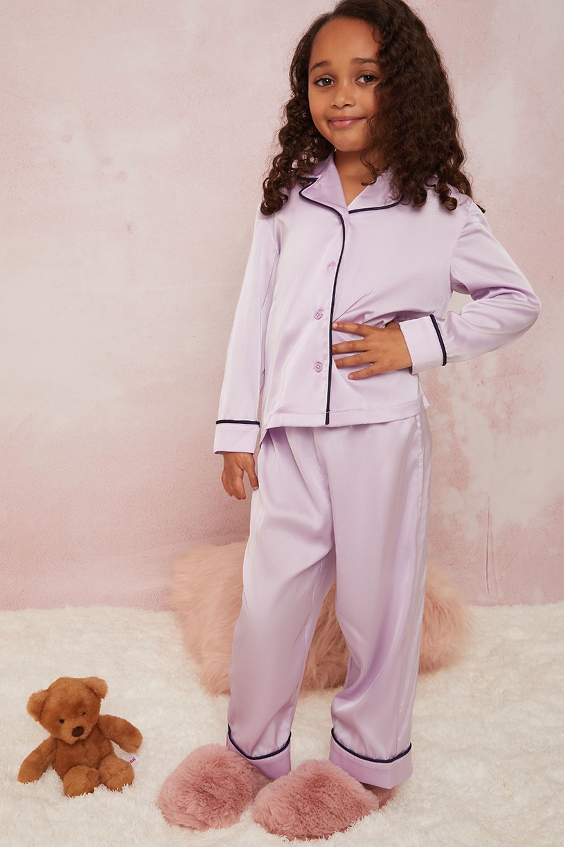 Chi Chi London Purple Girls Pyjamas
