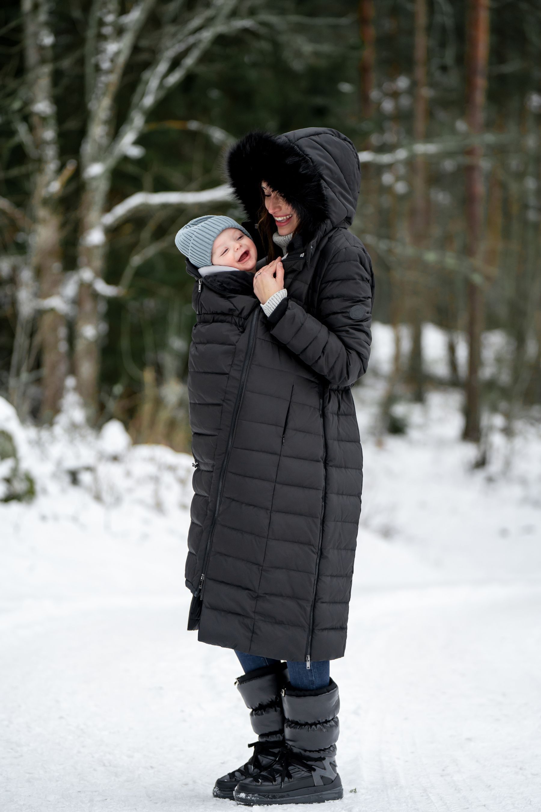 Long down filled puffer coat 2025