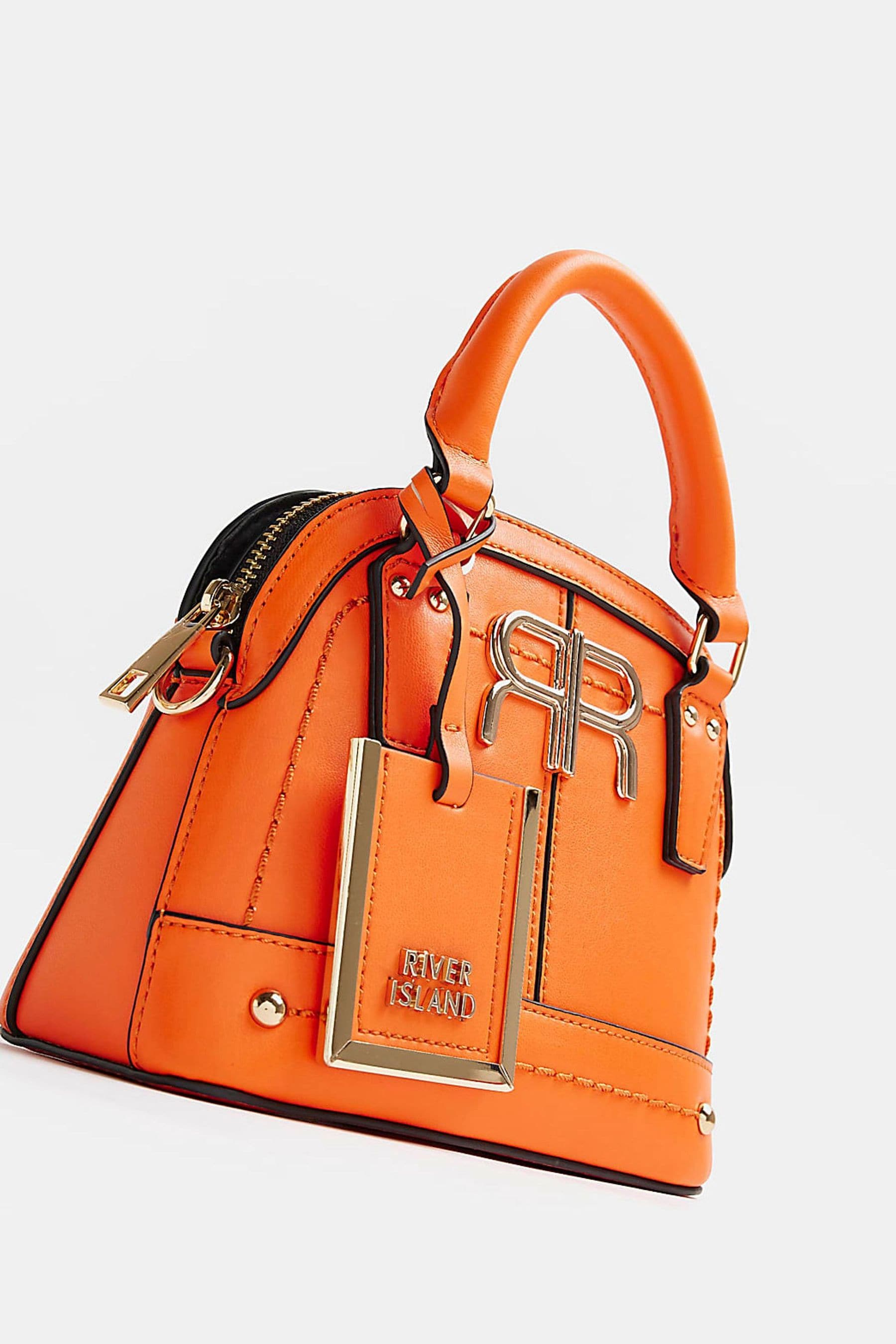 River island hotsell orange bag