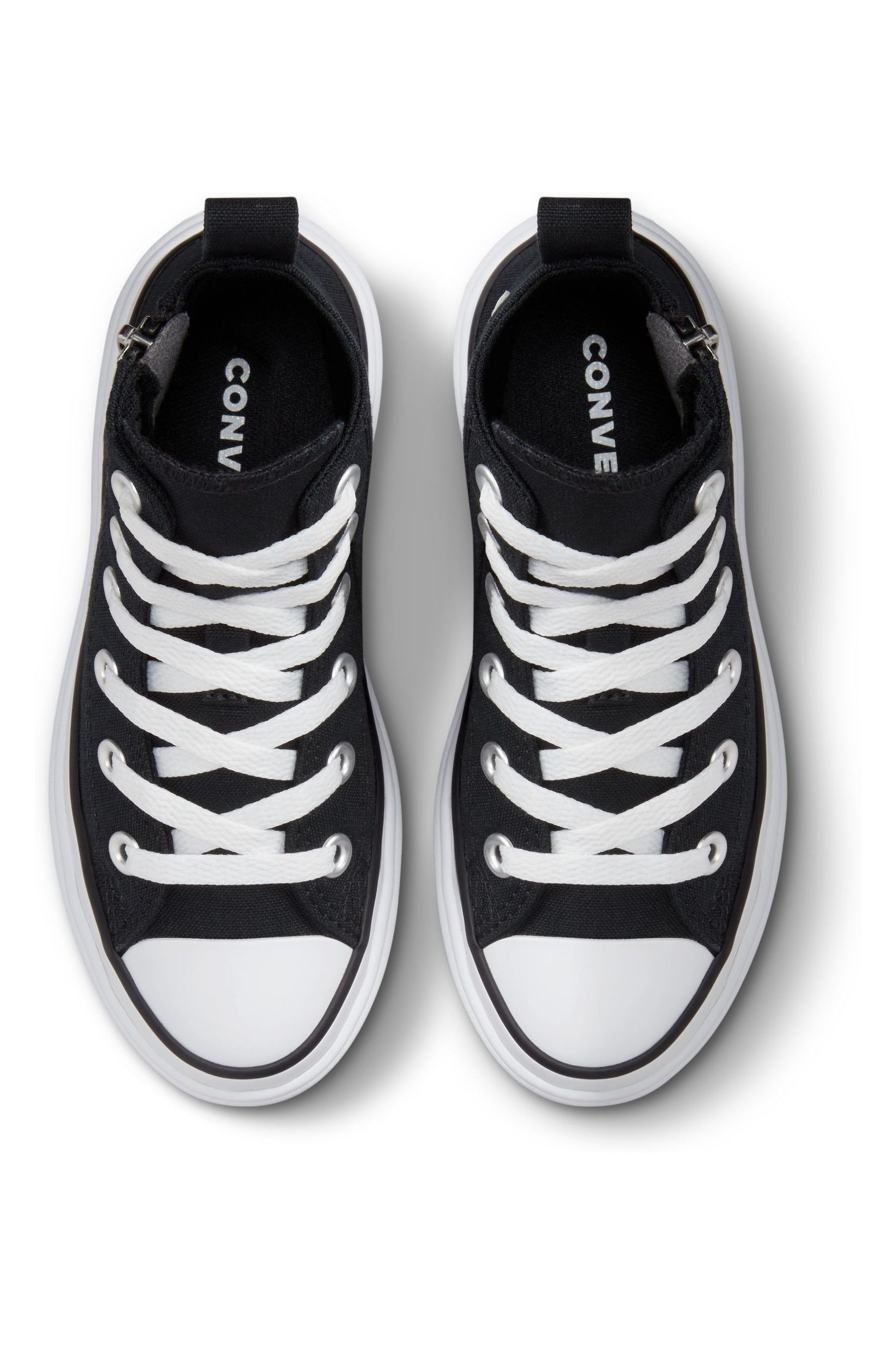 Black eyelet converse shop