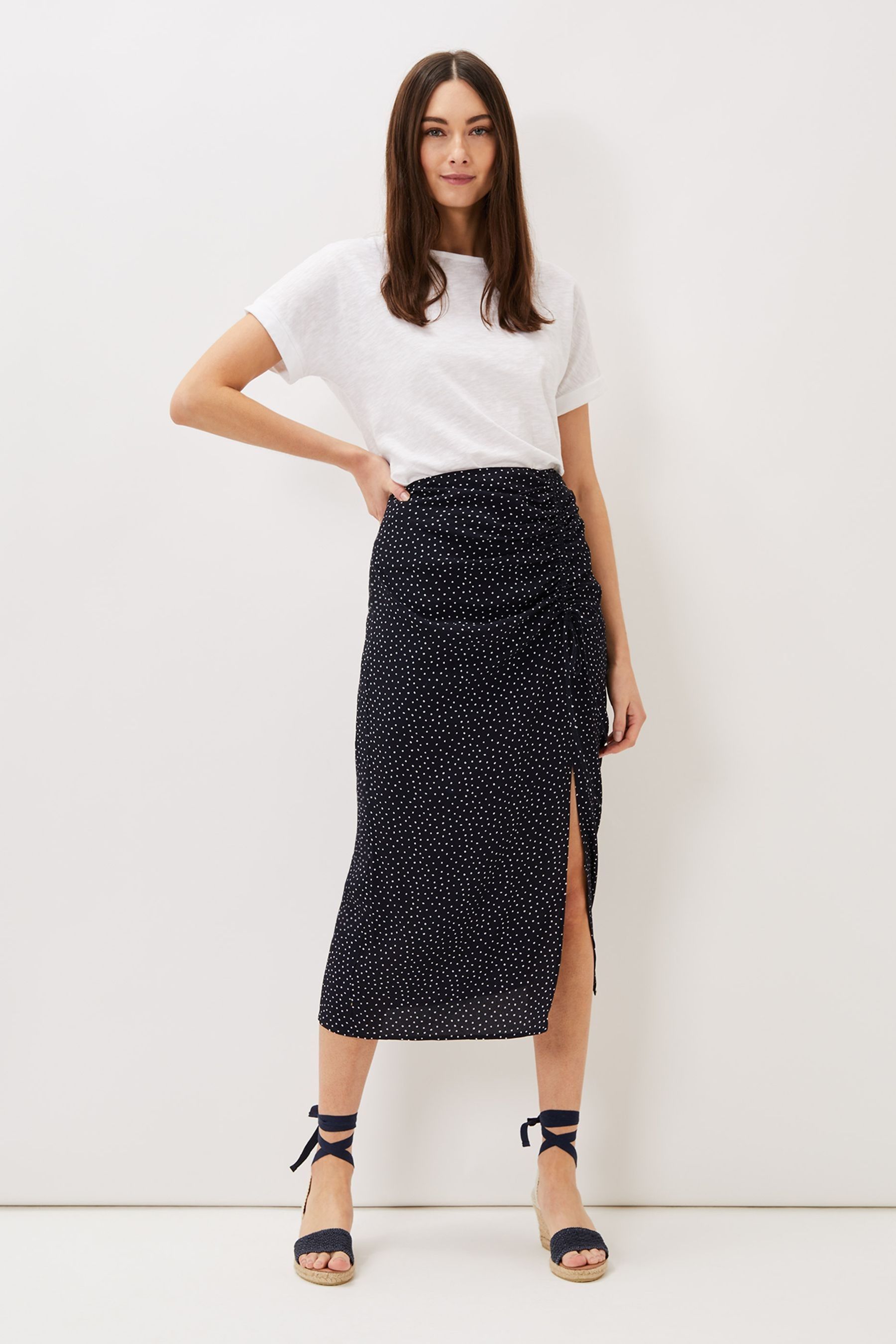 phase eight gingham skirt