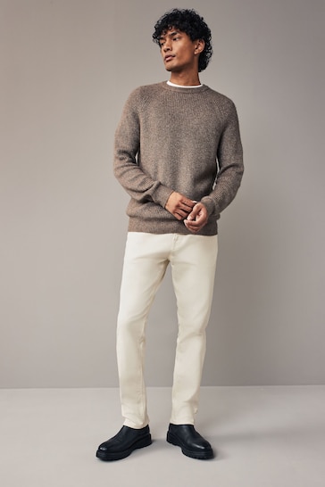Ecru White Slim Coloured Stretch Jeans