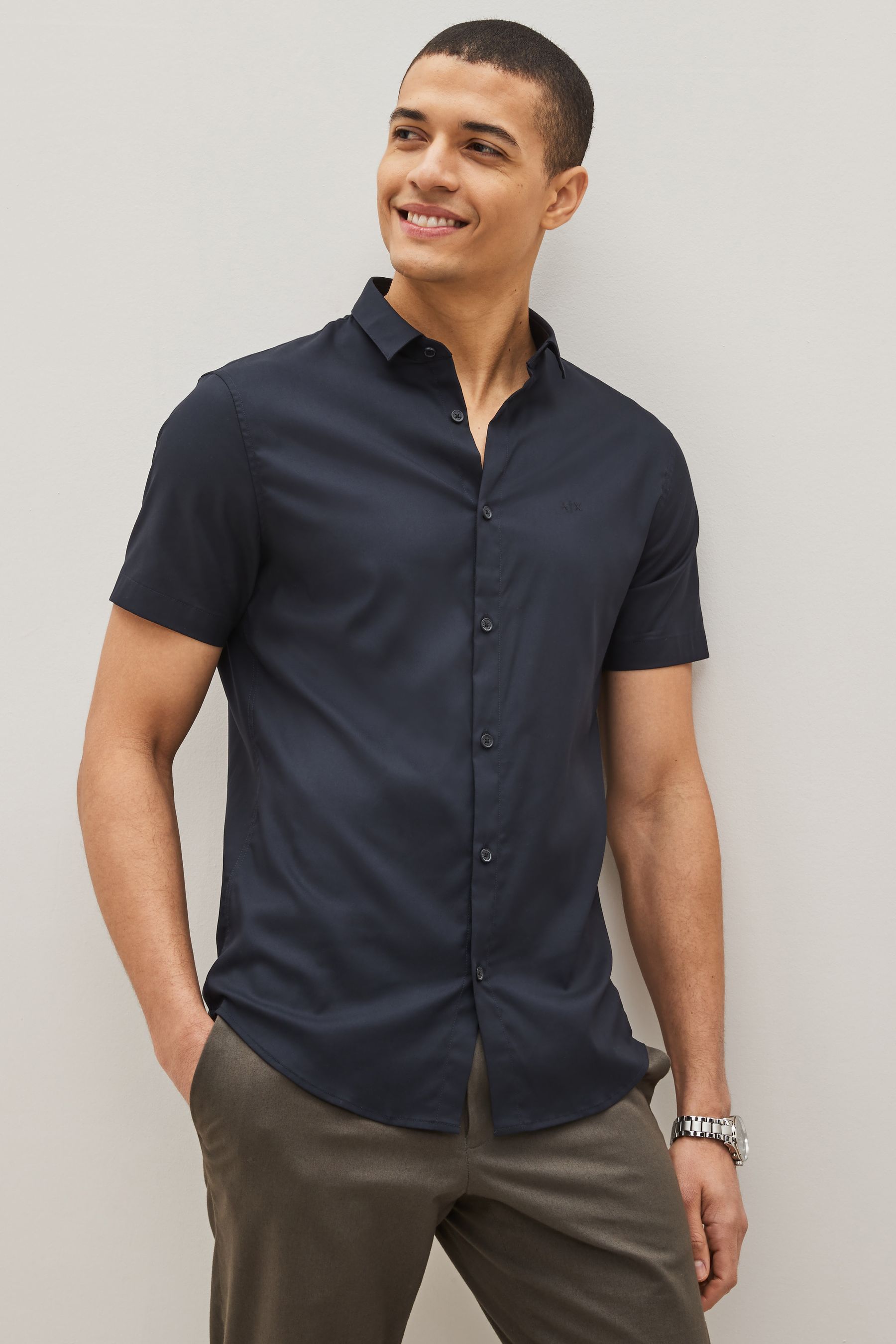 Armani short sleeve clearance shirt