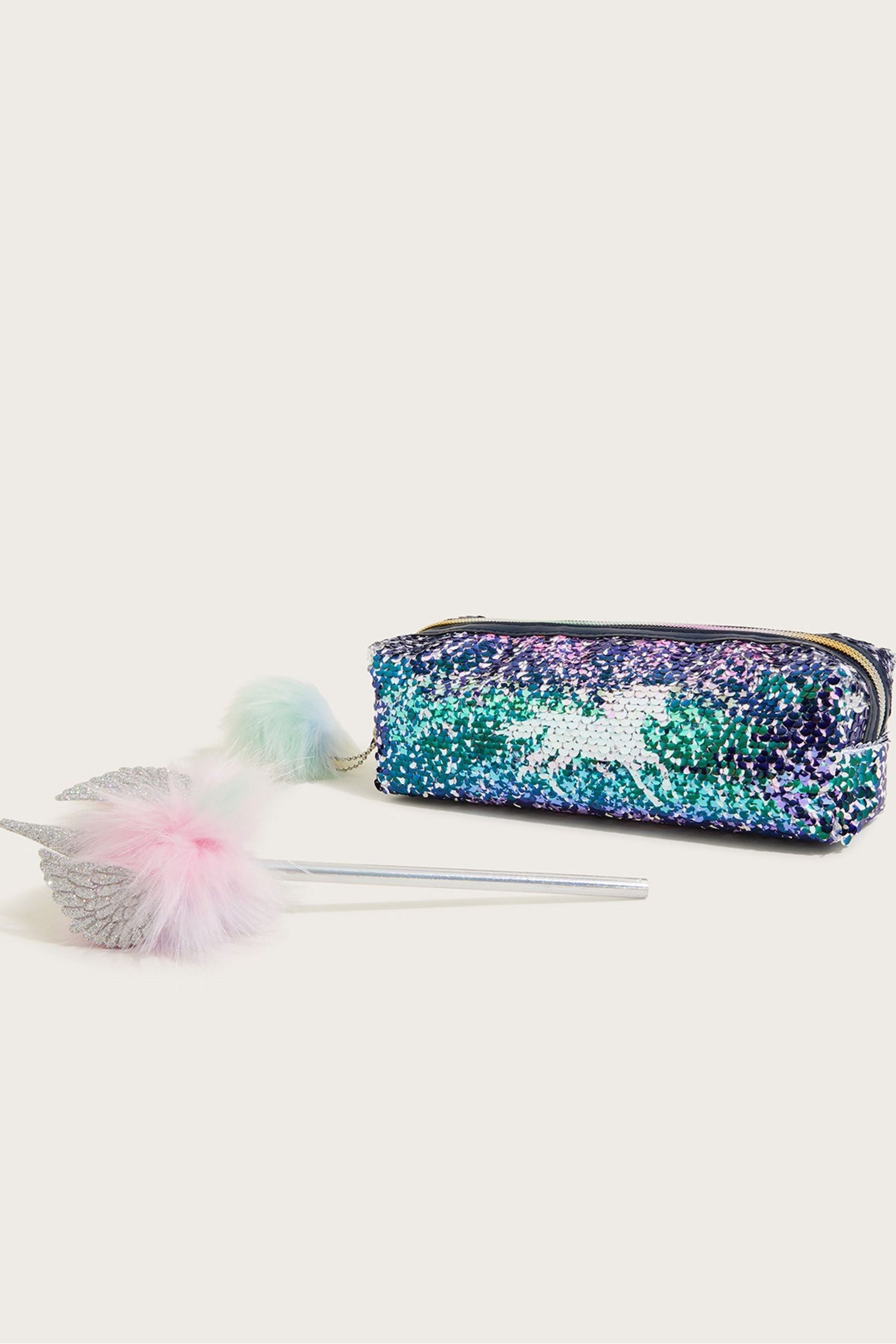 Unicorn pencil case justice store