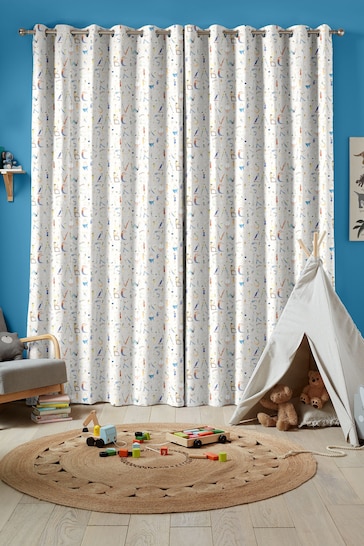 Voyage Oat Kids Alphabet People Made To Measure Curtains