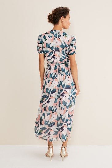 Phase Eight Natural Averie Floral Dress