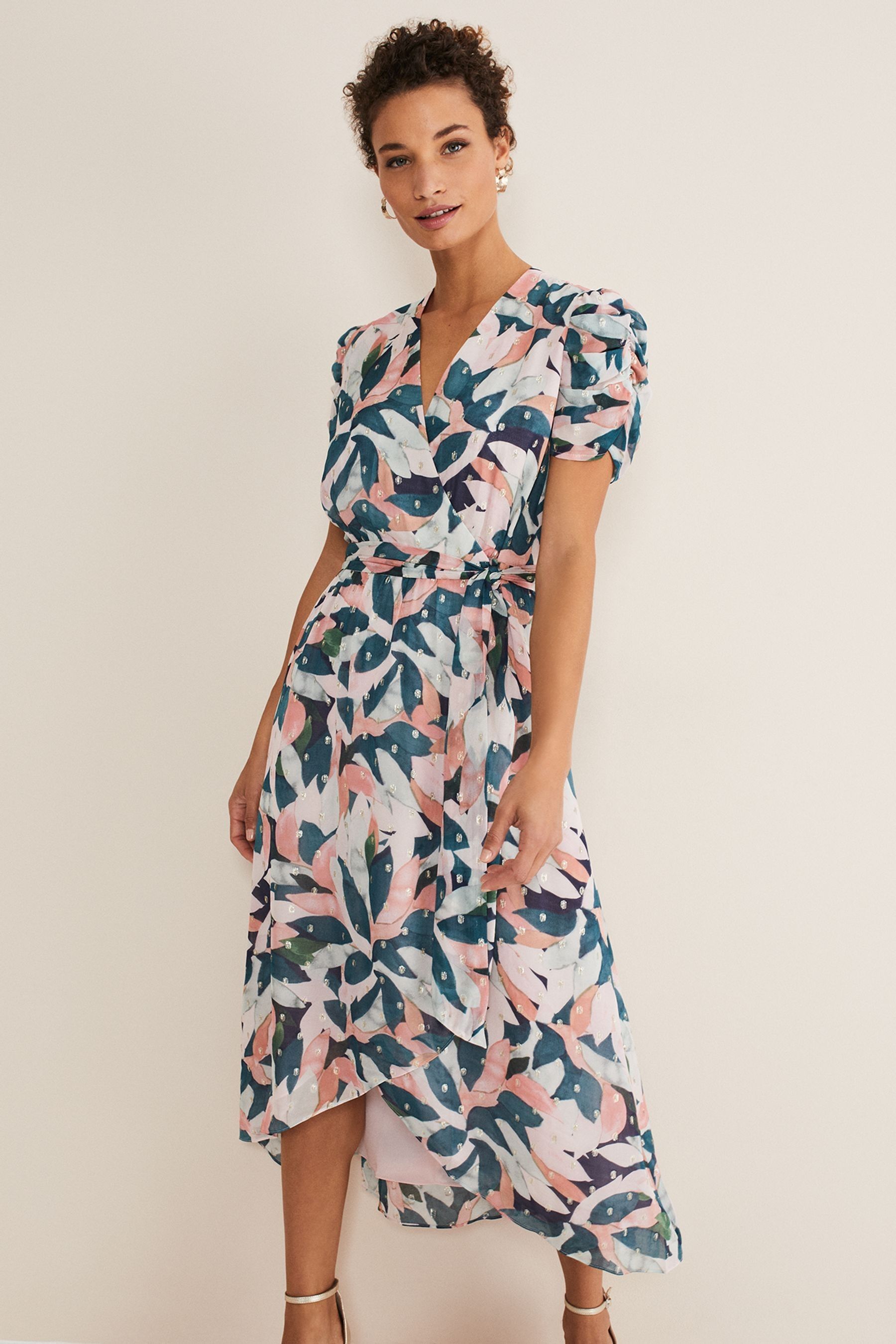Next floral midi shop dress