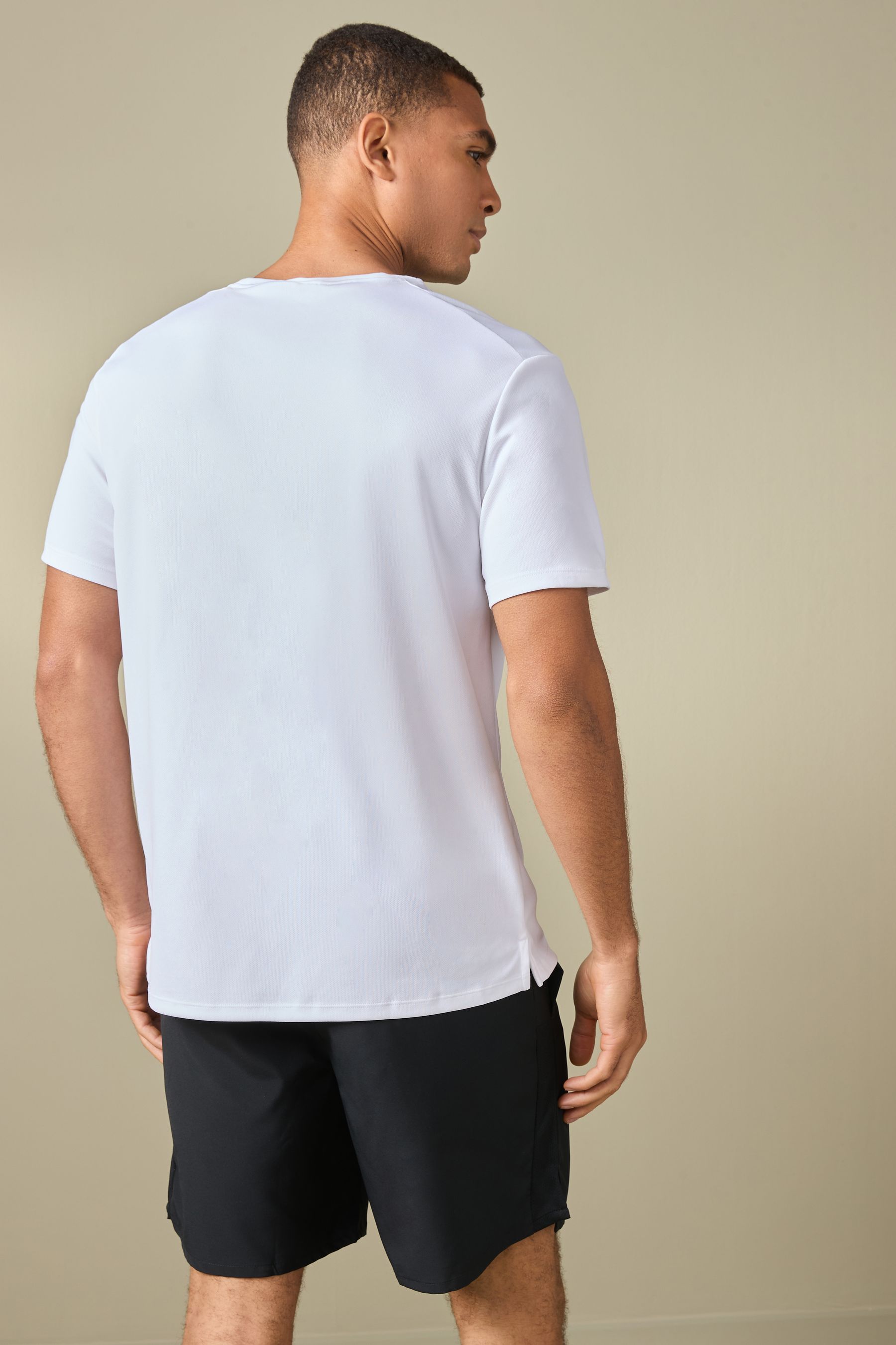 Running dri-fit breathe top t-shirt in white