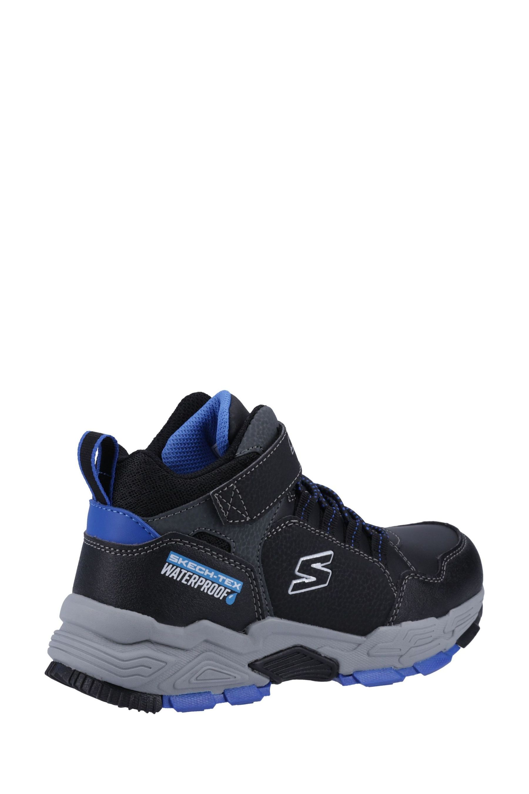 Skechers boots kids black hot sale