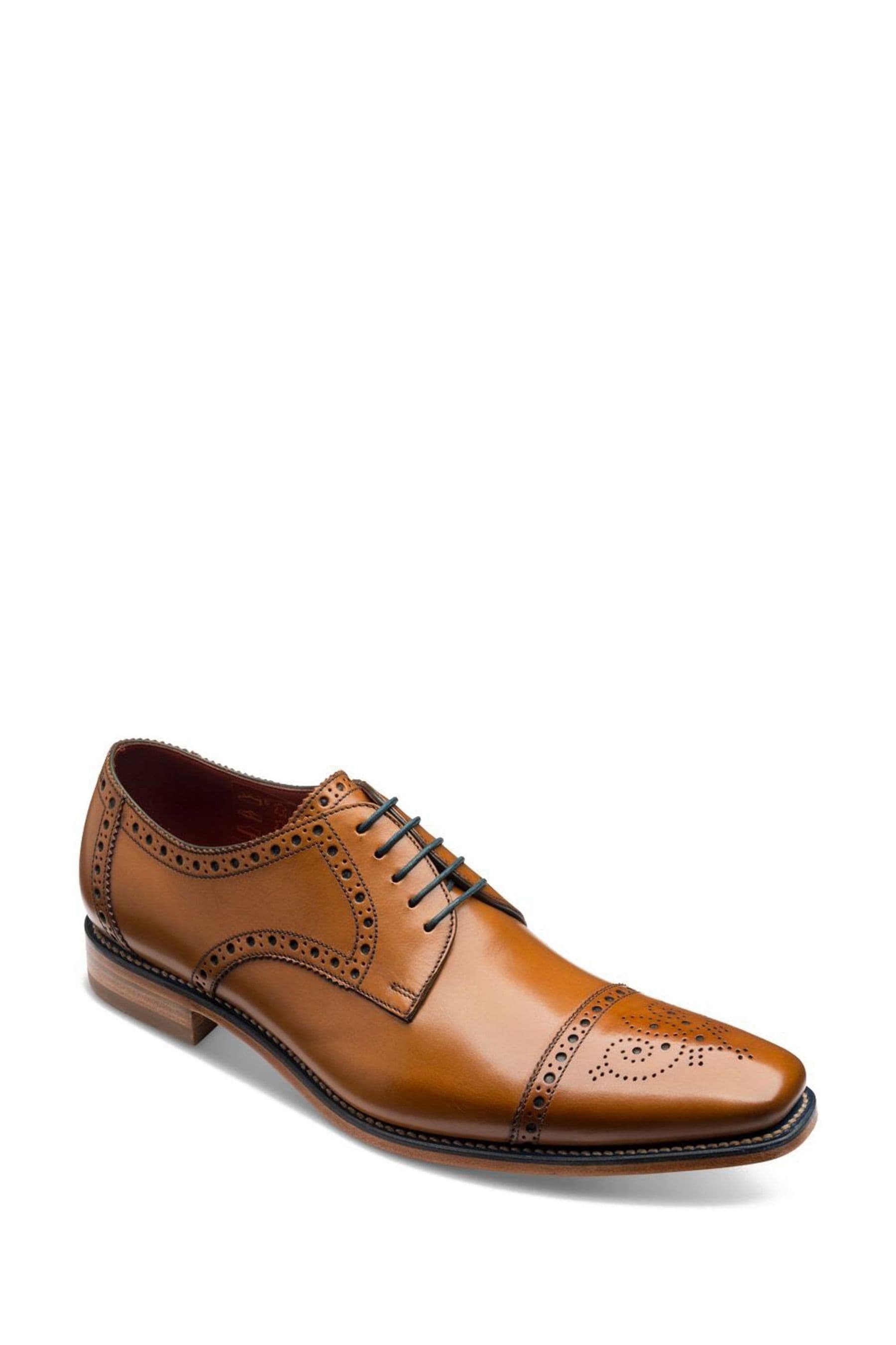 Buy Loake Foley Calf Leather Semi Brogue Shoes from the Next UK