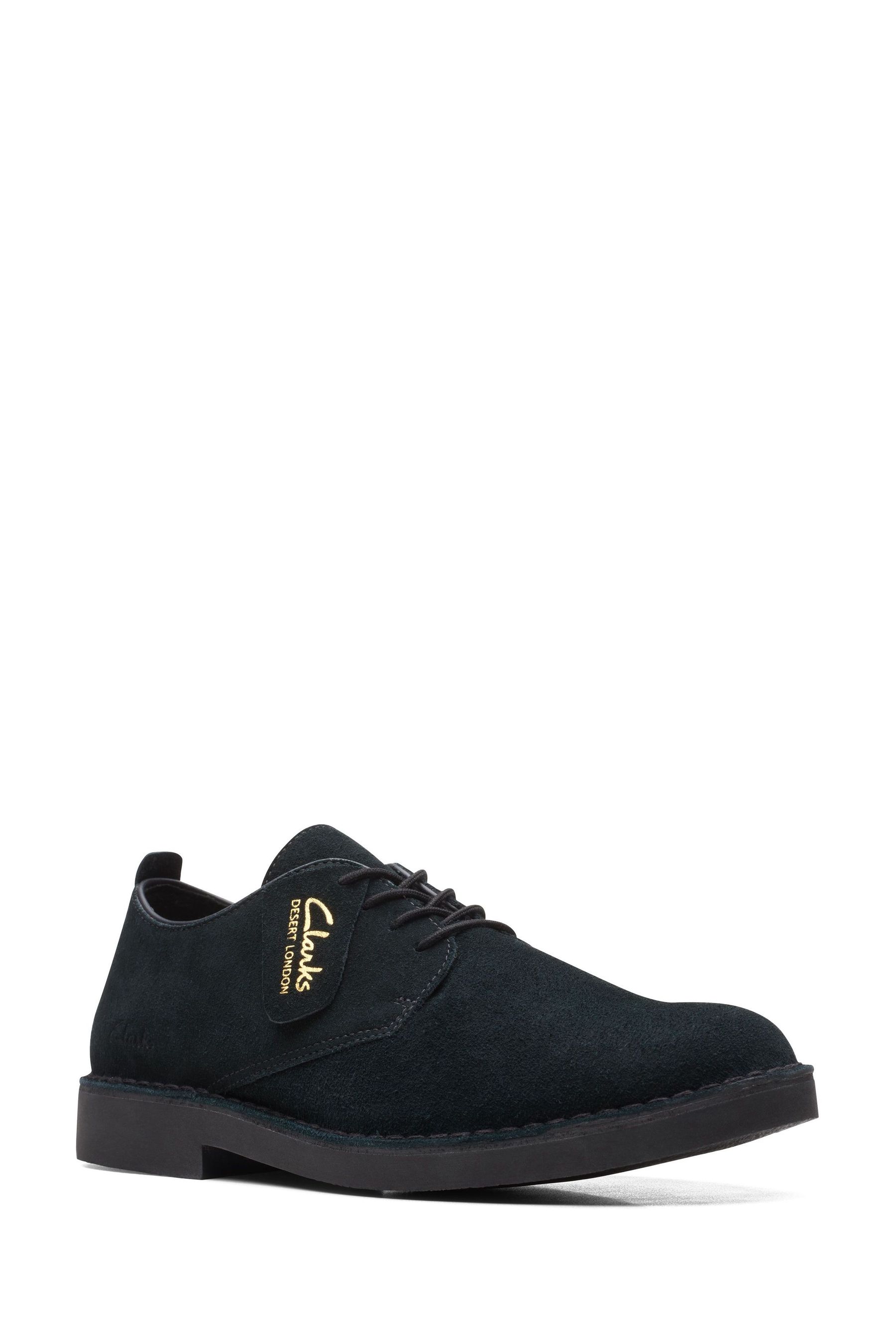 Desert london clarks black deals