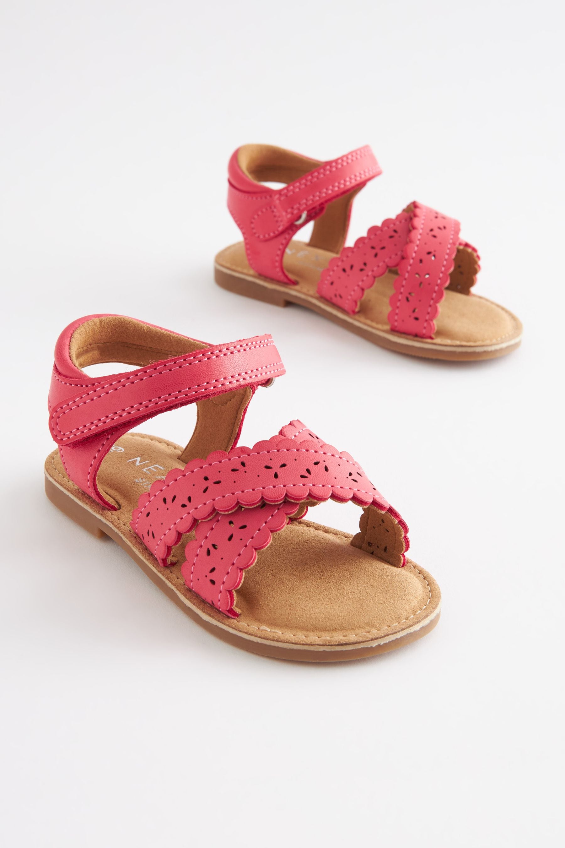Cerise pink sandals wide fit on sale