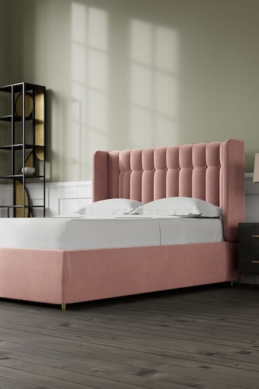 Swoon Easy Velvet Blush Pink Kipling Divan Bed