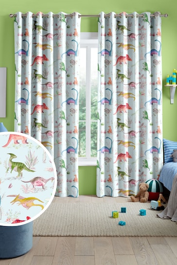 Voyage Dusk Dinos Made To Measure Curtains