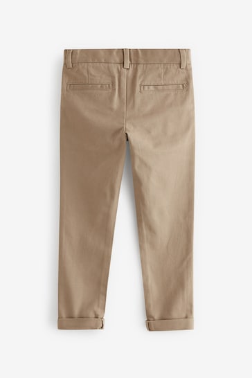 Stone Skinny Fit Stretch Chino Trousers (3-17yrs)