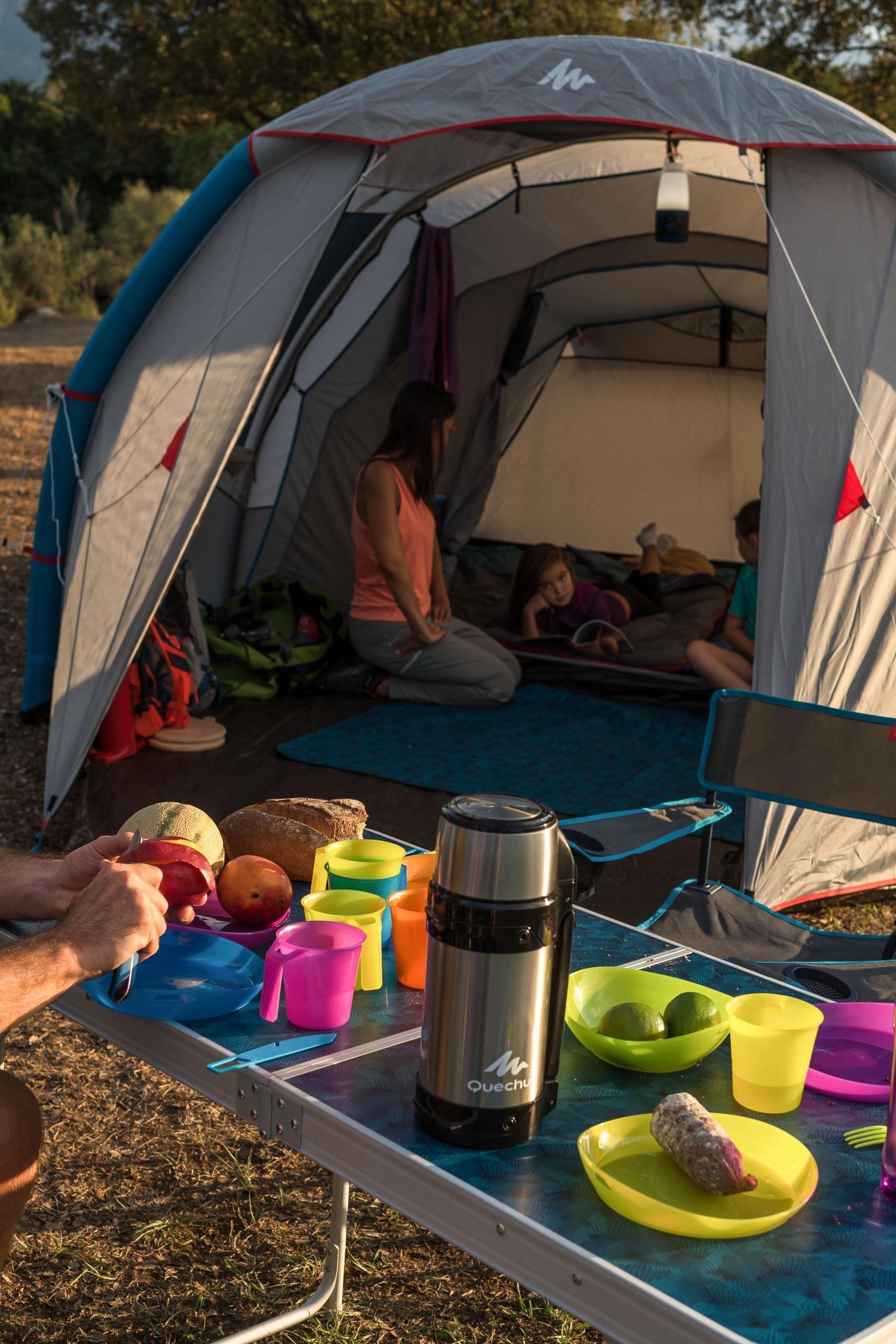 Buy Decathlon Grey Four Person Air Tent Air Seconds 4.1xl from the Next UK online shop