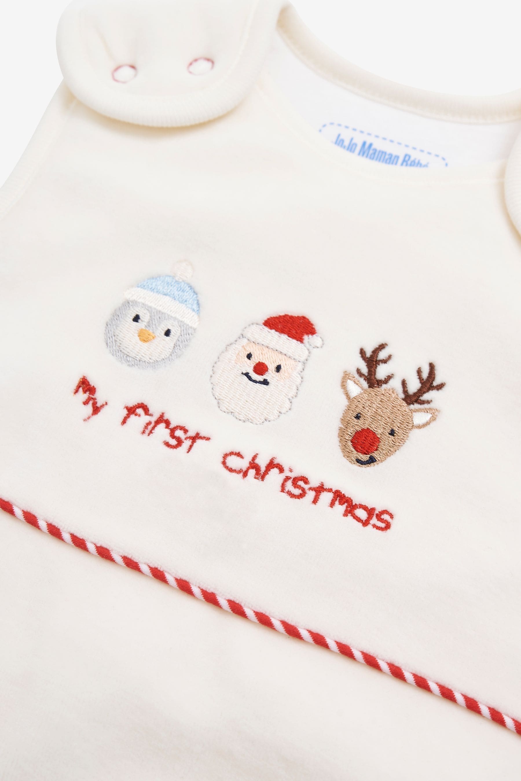 JoJo Maman B b My First Christmas Print 2.5 Tog Baby Sleeping Bag