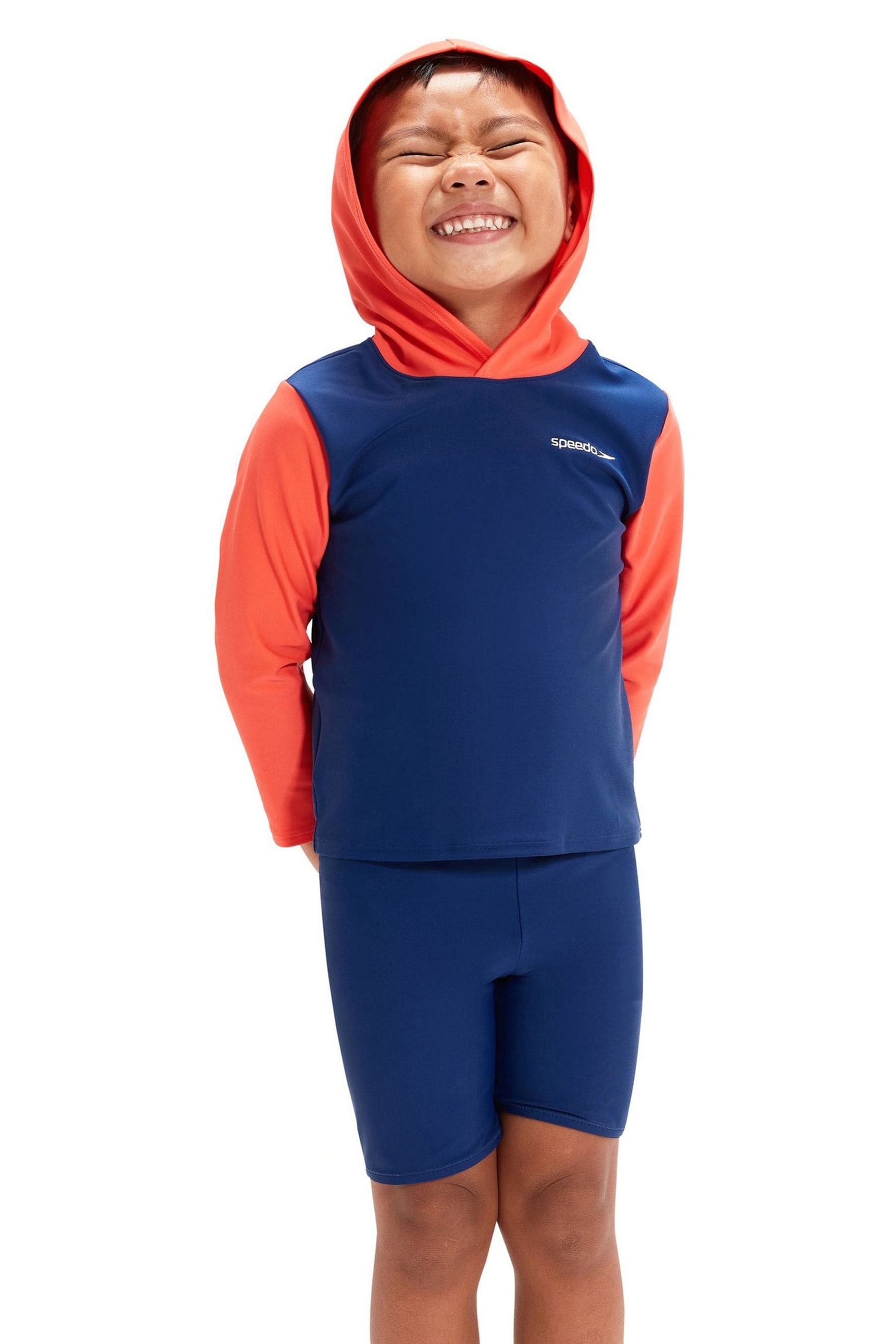 Boys hooded deals rash guard