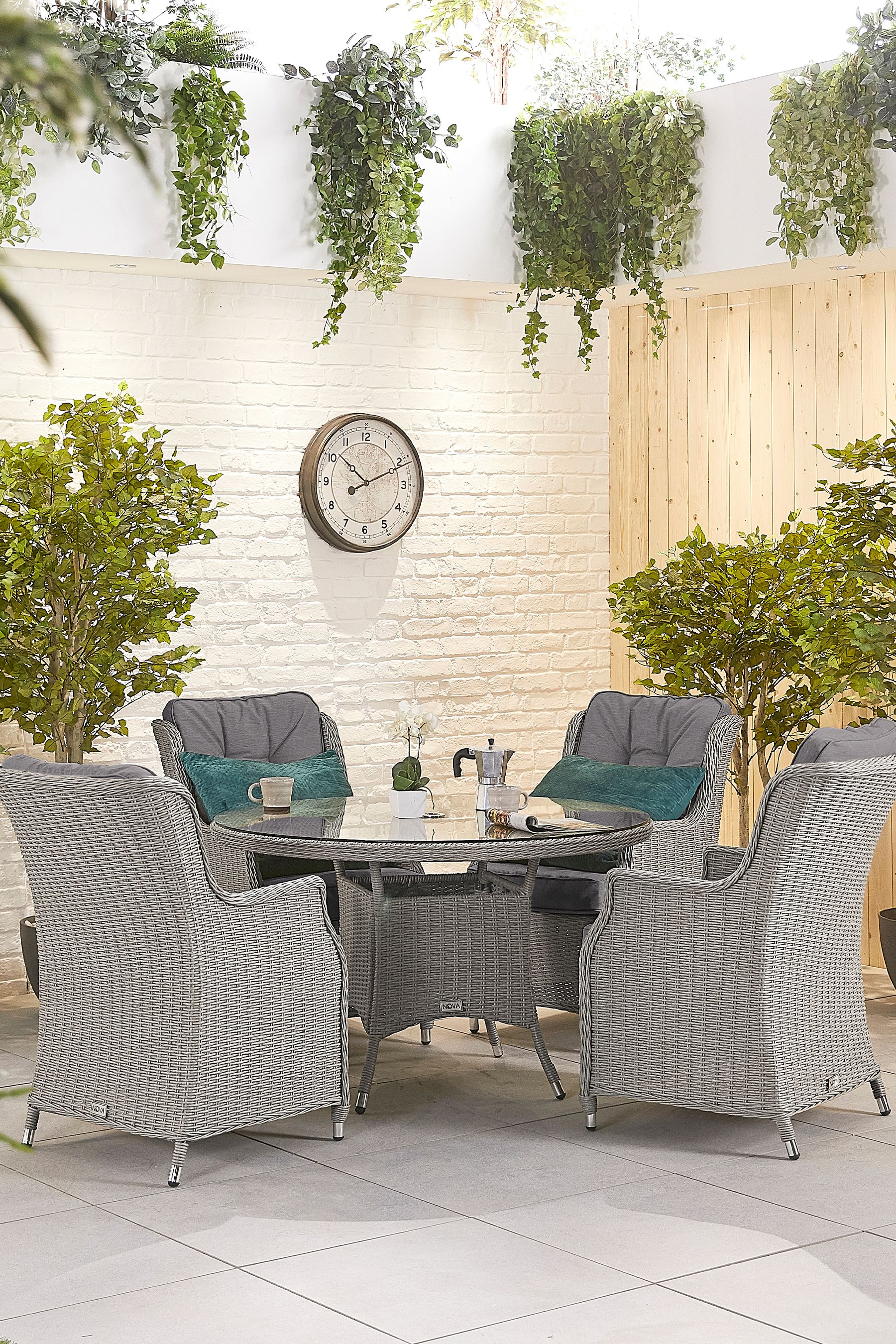 Next rattan shop table