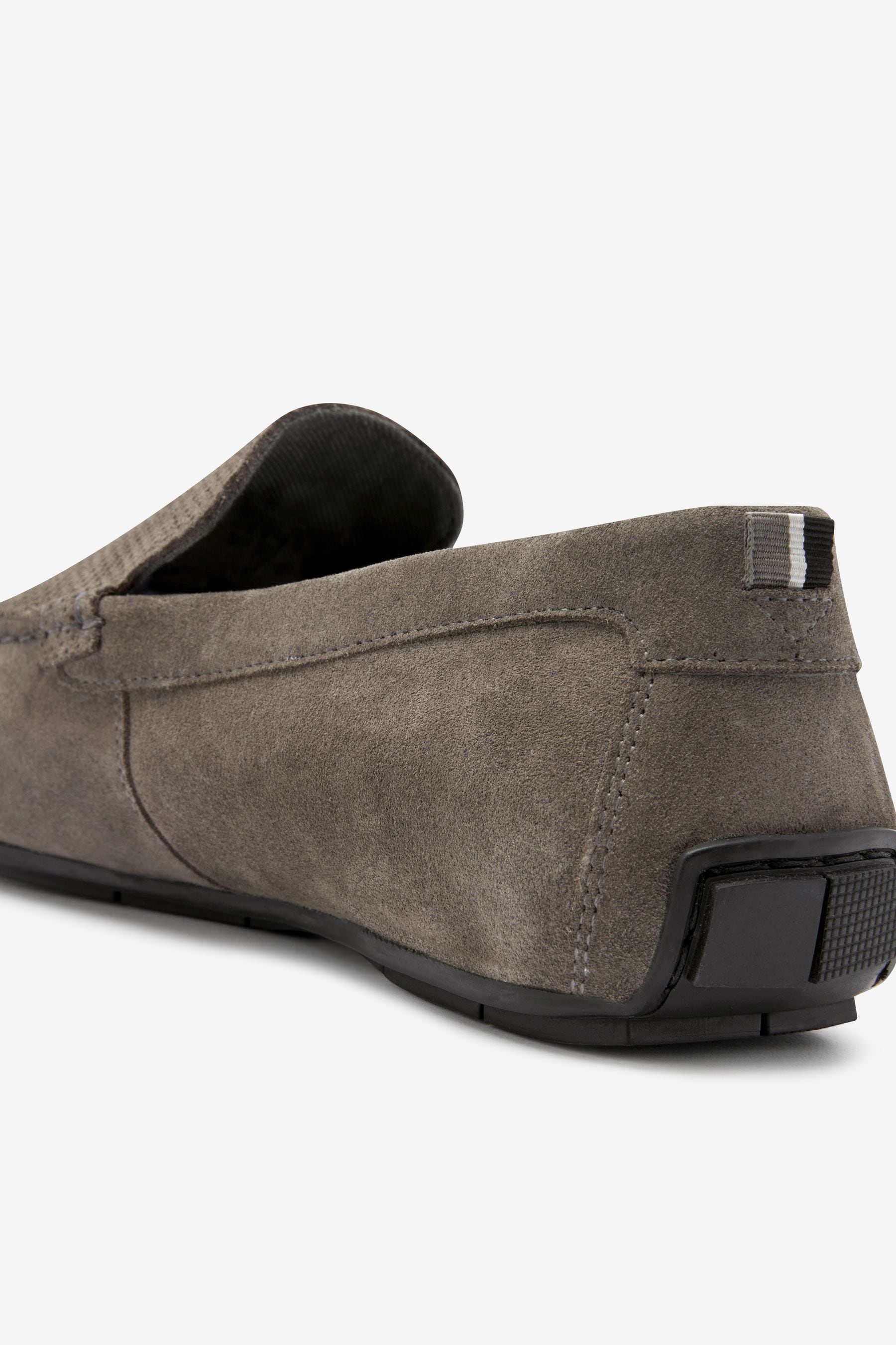 Grey suede driving sales shoes