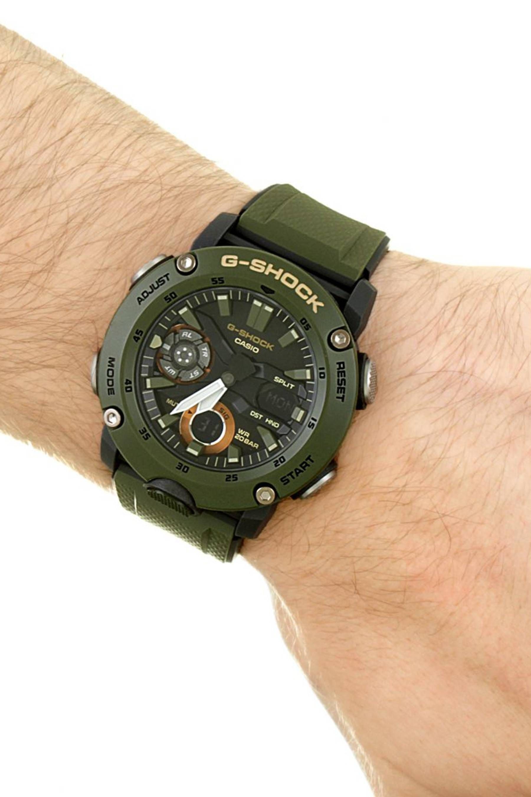 Gshock black sales green