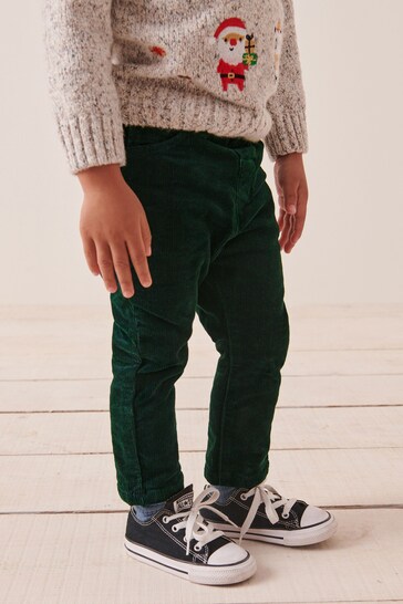 Green Cord WSHD Trousers (3mths-7yrs)