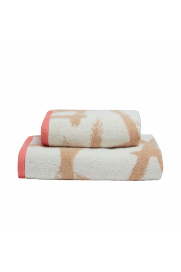 Fusion Natural Leda Jacquard Towel