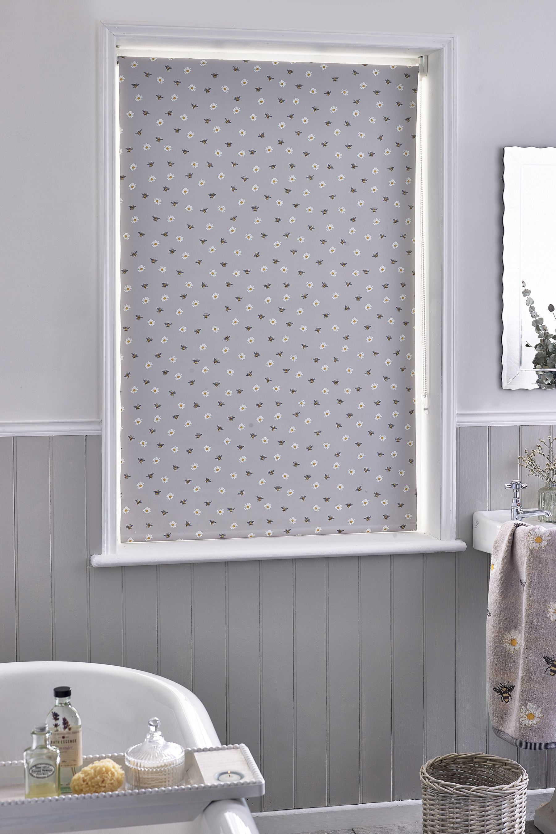 Bathroom shop roller blind