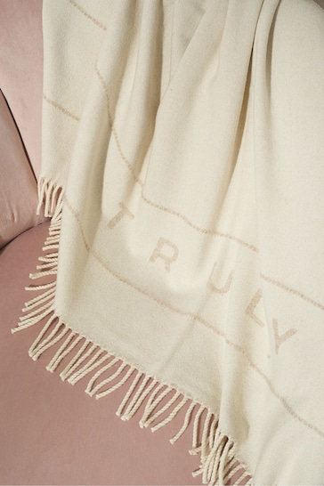 Truly Cream Recycled Wool Blanket