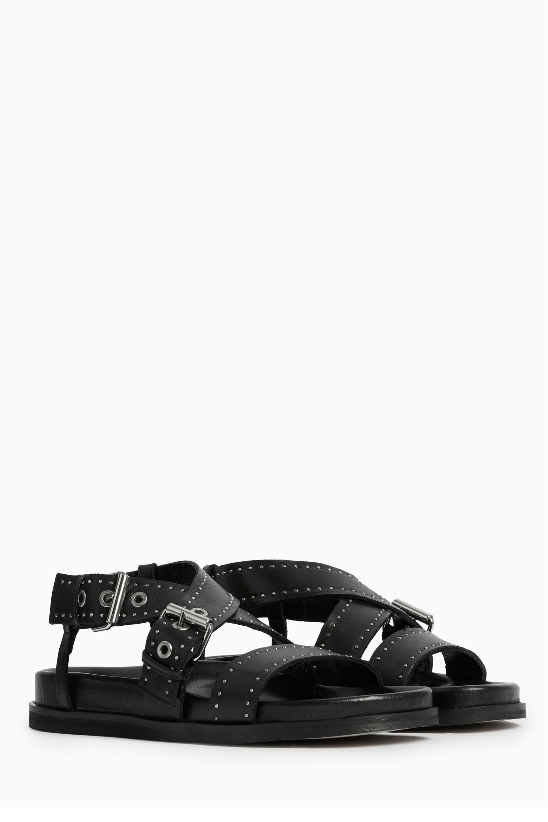 Buy All Saints Black Nina Sandals from the Next UK online shop