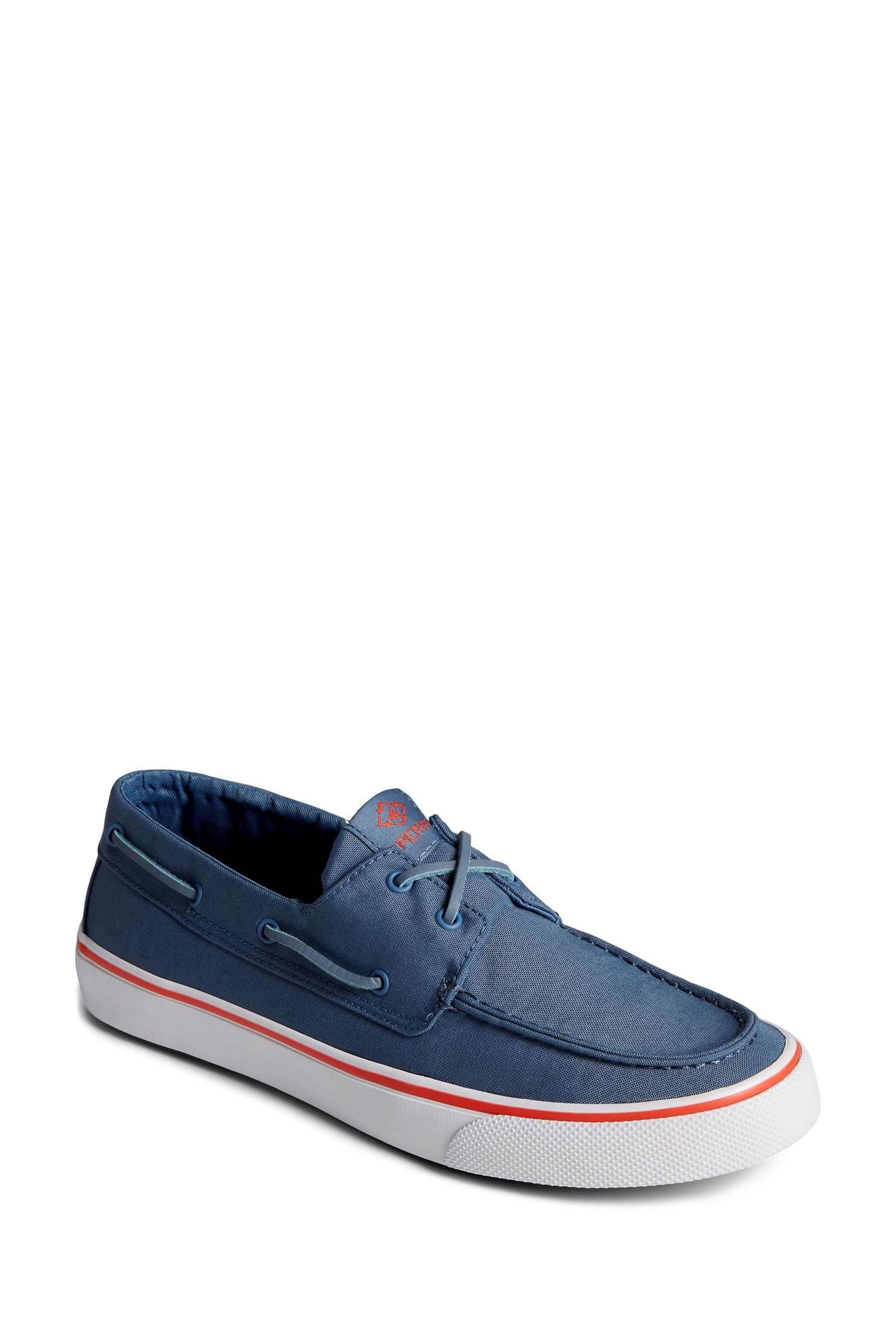 Navy blue sperry sneakers hotsell
