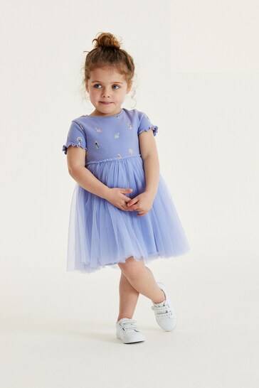 Blue Princess Tutu Skirt Dress Blu (3mths-7yrs)