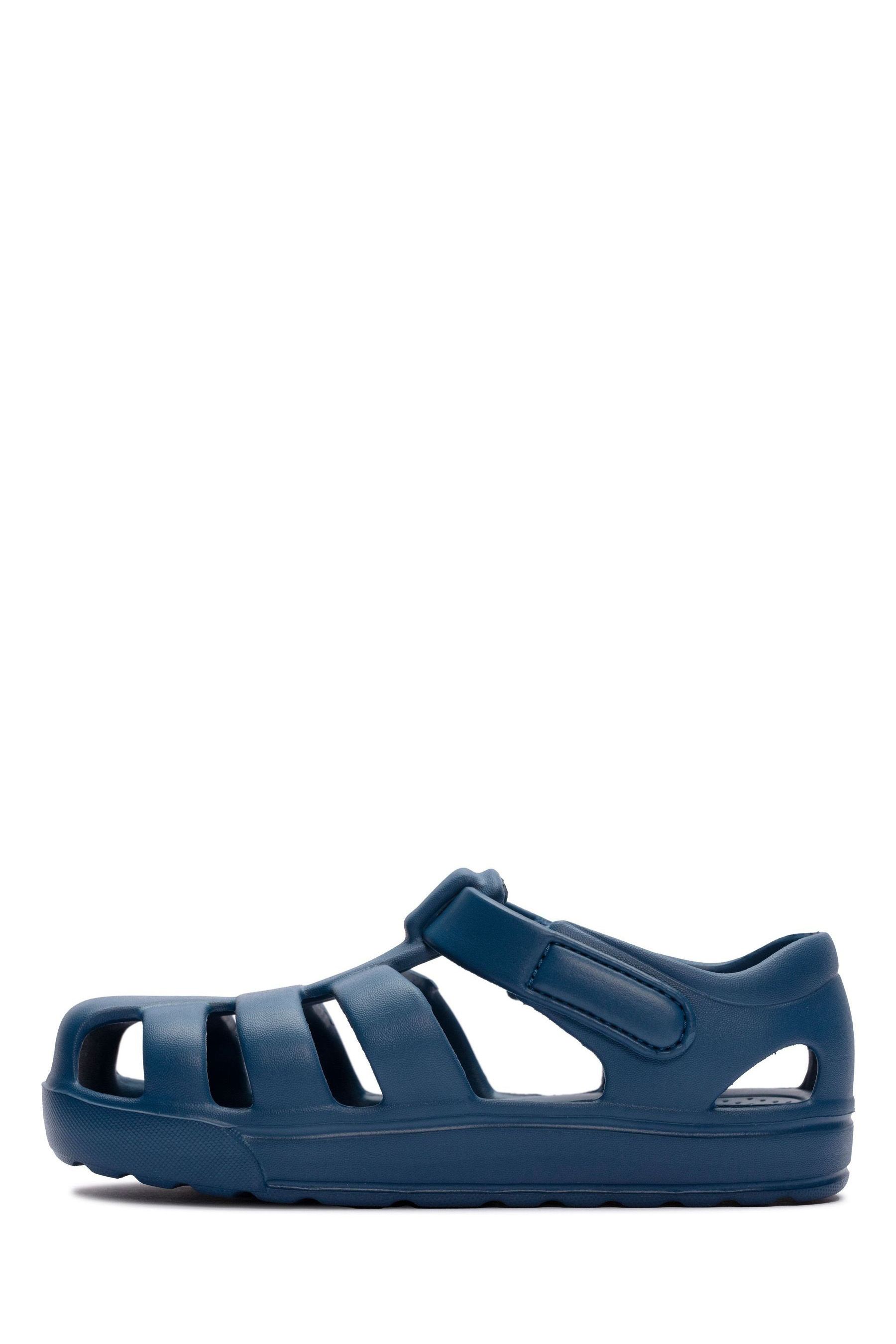 Clarks sandals kids blue on sale