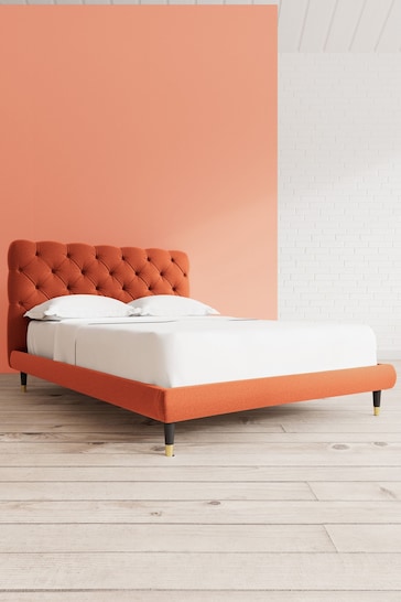 Swoon Soft Wool Burnt Orange Burbage Soft Wool Bed