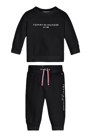 Tommy Hilfiger Baby Essential Black Two Piece Set