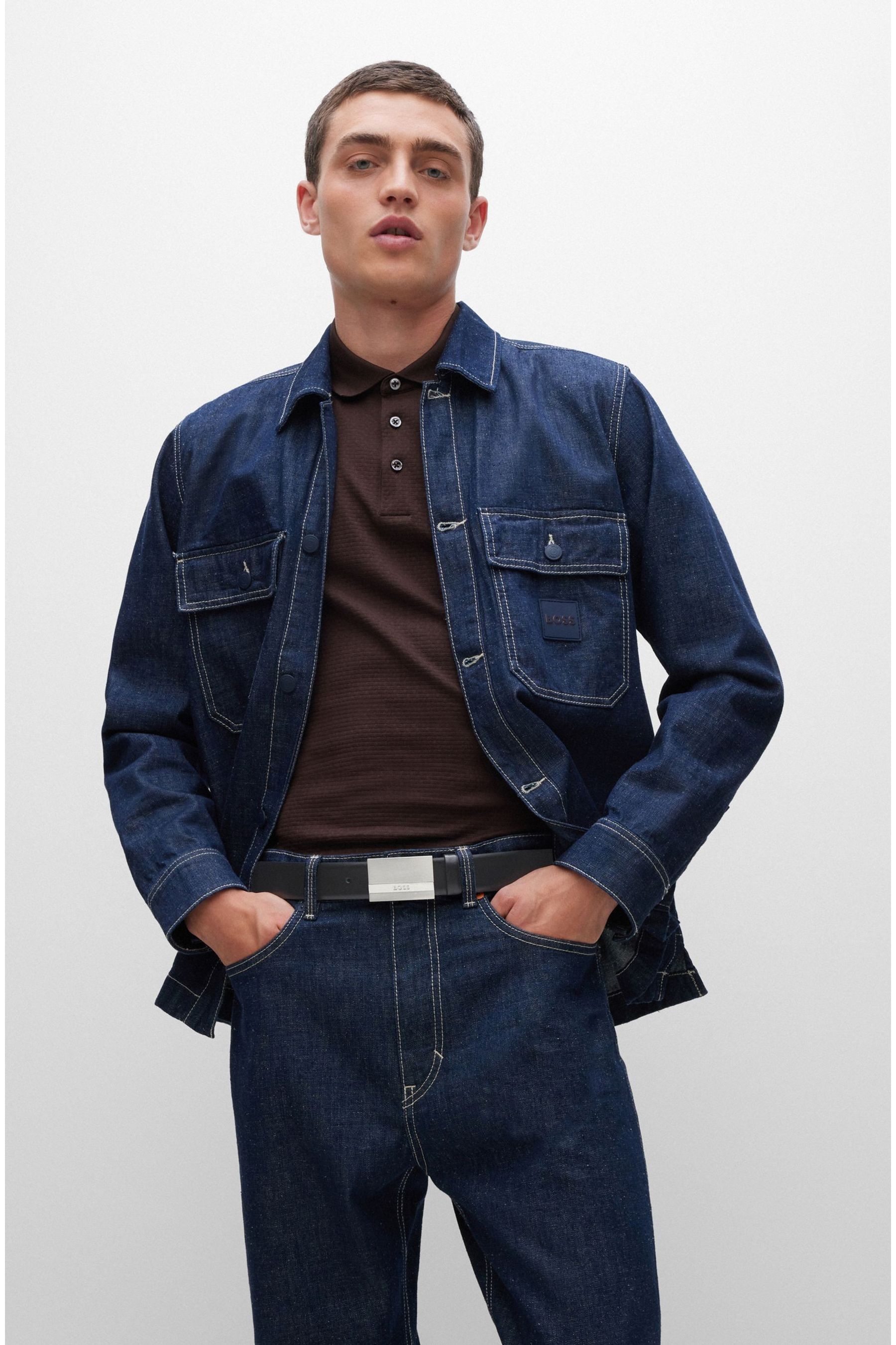 Buy BOSS Black Baxton Belt from the Next UK online shop