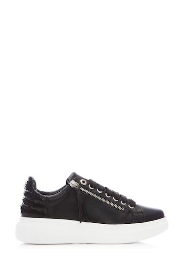 Moda In Pelle Chunky Sole Trainers With Side Zip