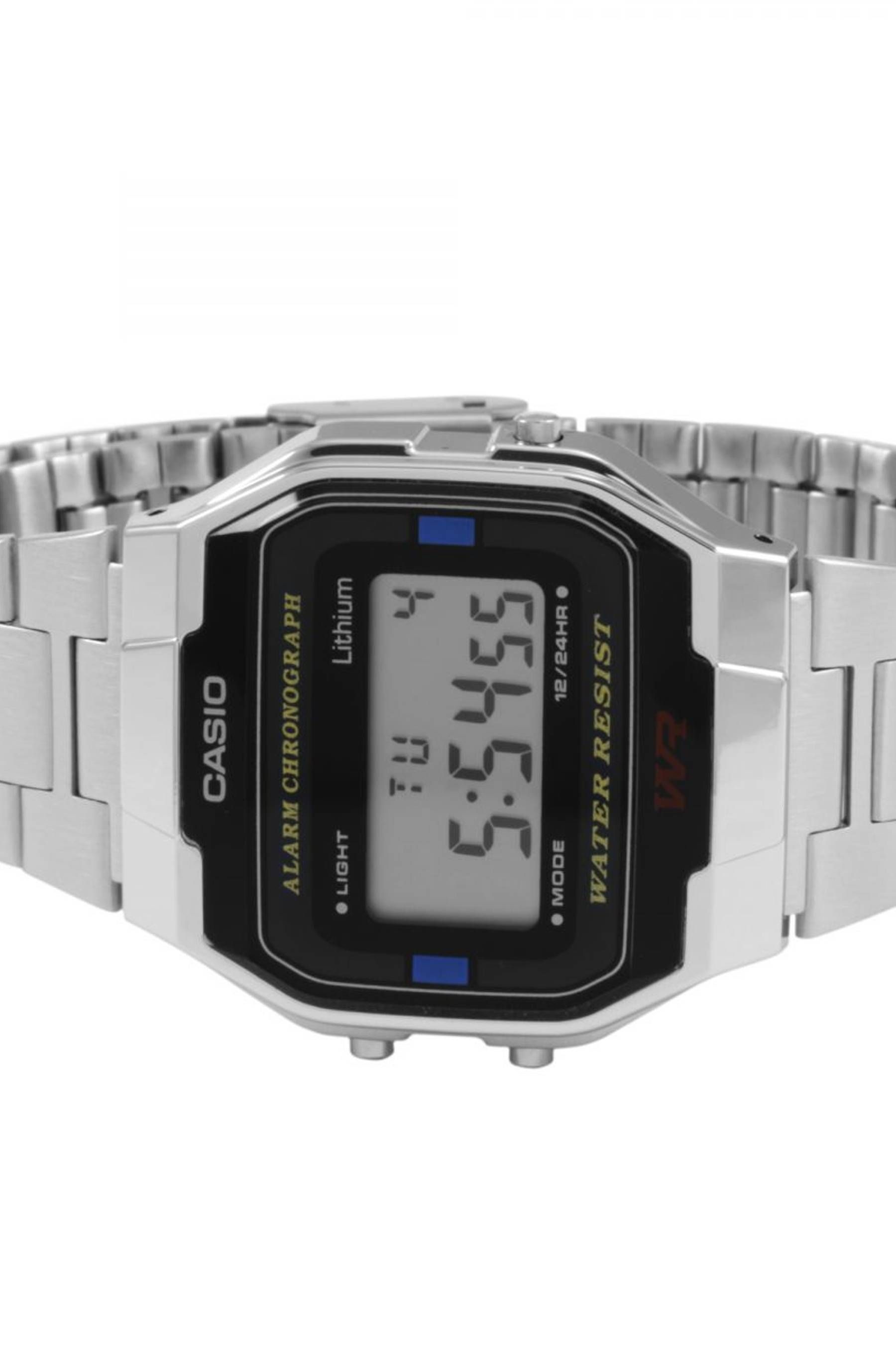 Buy Casio Classic Leisure Silver and LCD Plastic Resin Quartz