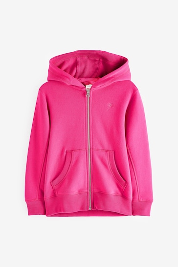 Buy Hot Pink Regular Hoodie Zip Through Hoodie (3-16yrs) from the Next UK  online shop