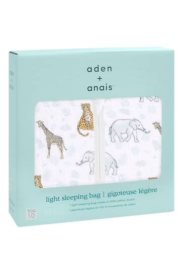 aden + Anais™ Light Sleeping Bag 1.0 Tog Cotton Muslin