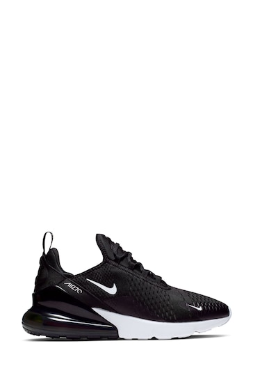 Nike Black/White Air Max 270 Trainers